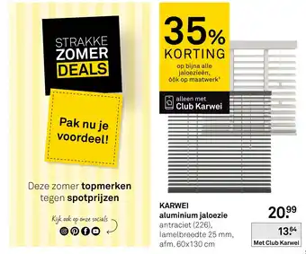 Karwei karwei aluminium jaloezie aanbieding