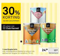 Karwei Lacq Douglas beits aanbieding