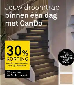 Karwei CanDo traprenovatie aanbieding