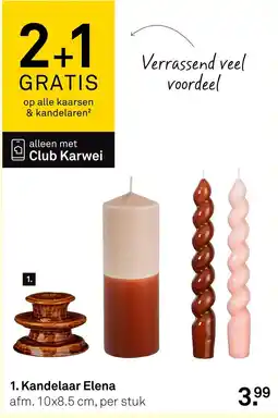 Karwei Club Karwei Kandelaar Elena aanbieding