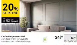 Karwei CanDo sierlijstenset MDF aanbieding