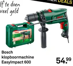 Karwei Bosch klopboormachine EasyImpact 600 aanbieding