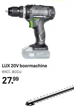 Karwei lux-tools lux 20v boormachine aanbieding