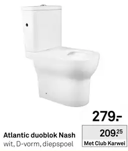 Karwei Atlantic duoblok Nash aanbieding