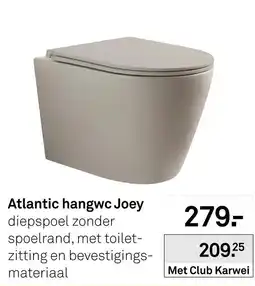 Karwei Atlantic hangwc Joey aanbieding