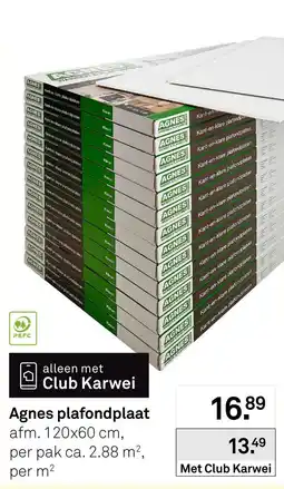 Karwei Agnes plafondplaat aanbieding