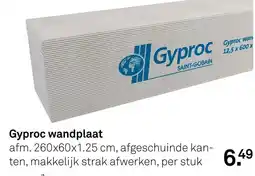 Karwei Gyproc wandplaat aanbieding