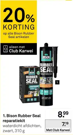 Karwei Bison Rubber Seal reparatiekit aanbieding