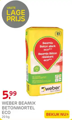 Praxis weber beamix betonmortel eco aanbieding