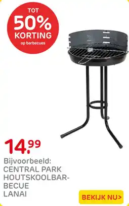 Praxis central park houtskoolbarbecue lanai aanbieding