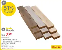 Praxis Praxis Laminaat aanbieding