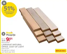 Praxis Praxis Laminaat Natural Grace, Cosy of Light aanbieding