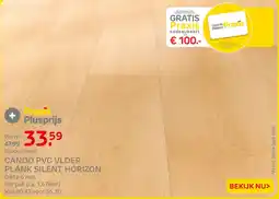 Praxis Cando pvc vloer plank silent horizon aanbieding