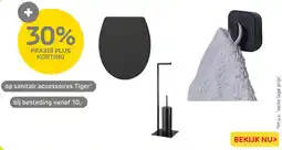 Praxis Tiger sanitair accessoires aanbieding