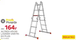 Praxis Altrex vouw-ladder varitr-ex plus aanbieding