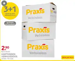 Praxis Praxis verhuisdoos aanbieding