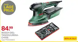 Praxis Bosch del-taschuurmachine aanbieding