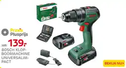 Praxis Bosch klop-boormachine universalim-pact aanbieding
