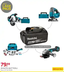 Praxis Makita batterij aanbieding