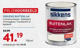 Kluswijs sikkens buitenlak aanbieding
