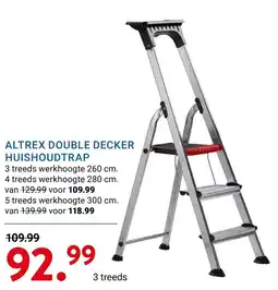 Kluswijs altrex double decker huishoudtrap aanbieding