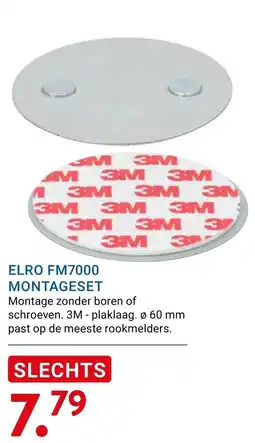 Kluswijs ELRO FM7000 MONTAGESET aanbieding