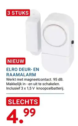 Kluswijs elro deur- en raamalarm aanbieding
