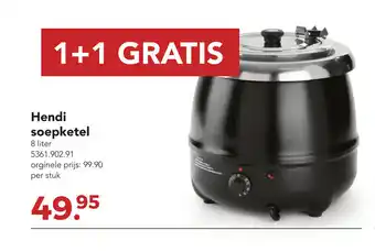 Zegro Hendi soepketel 8 liter aanbieding