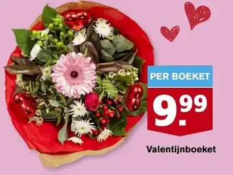 Hoogvliet Valentijnboeket aanbieding