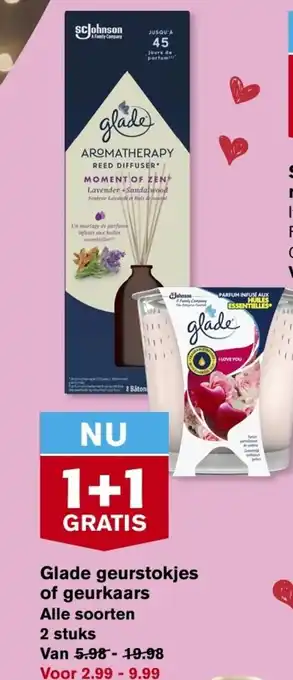 Hoogvliet Glade geurstokjes of geurkaars aanbieding