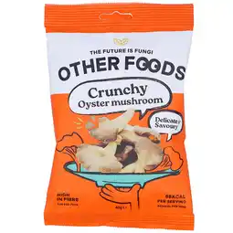 Holland & Barrett Other Foods Crunchy Oyster Mushrooms Chips - 40g aanbieding