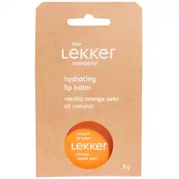 Holland & Barrett Lekker Lip Balm Sinaasappel & Vanille - 8g aanbieding