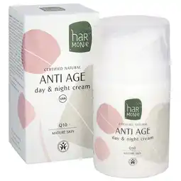 Holland & Barrett Harmonie Anti Age Day & Night Cream Q10 - 50ml aanbieding
