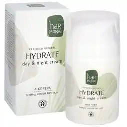 Holland & Barrett Harmonie Hydrate Day & Night Cream Aloë Vera - 50ml aanbieding