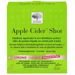 Holland & Barrett New Nordic Apple Cider Shot - 15 sachets aanbieding