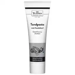 Holland & Barrett 1+1 gratis | De Tuinen Tandpasta Met Houtskool - 75ml aanbieding