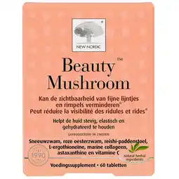 Holland & Barrett New Nordic Beauty Mushroom - 60 tabletten aanbieding
