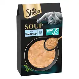 Zooplus 40x 40g Multipack Sheba Classic Soup Verse Zak met Witte Vis Kattenvoer Nat aanbieding