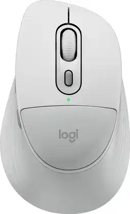 Coolblue Logitech Signature Comfort Plus M850 L Draadloze Muis Off-White aanbieding