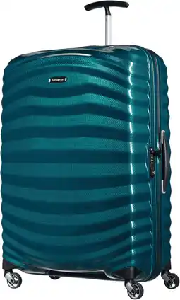 Coolblue Samsonite Lite-Shock Spinner 75cm Petrol Blue aanbieding