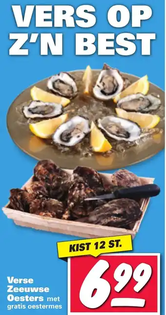 Nettorama Verse zeeuwse oesters aanbieding