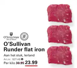 Sligro O'Sullivan Runder flat iron aanbieding