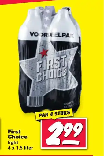 Nettorama First Choice light aanbieding