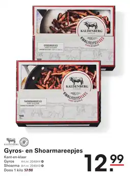Sligro Kaldenberg Gyros- en Shoarmareepjes aanbieding