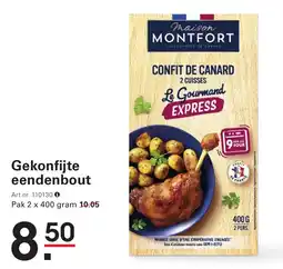 Sligro Maison Montfort Gekonfijte eendenbout aanbieding