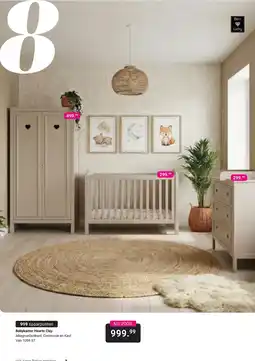 Van Asten BabySuperstore Born Lucky Babykamer Hearts Clay aanbieding