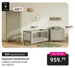 Van Asten BabySuperstore Born Lucky Babykamer Helsinki Biscotti aanbieding