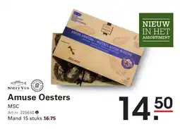 Sligro Smitvis Amuse Oesters aanbieding