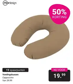 Van Asten BabySuperstore mordesign Voedingskussen Cappuccino aanbieding