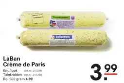 Sligro Laban Crème de Paris aanbieding